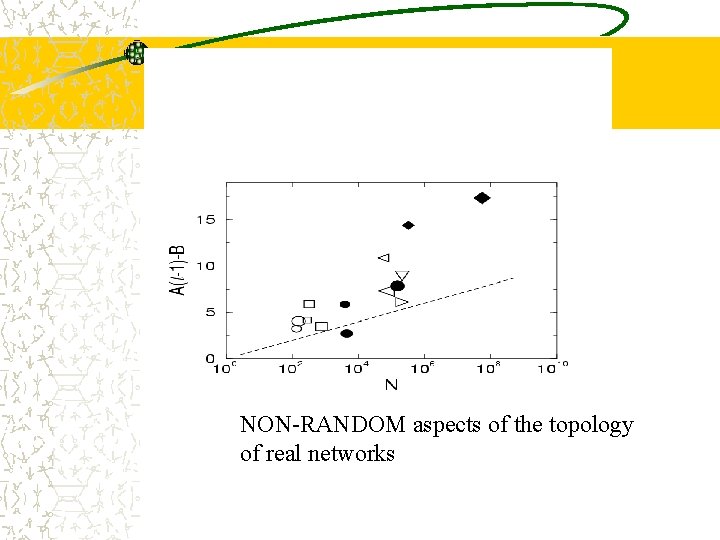 NON-RANDOM aspects of the topology of real networks 