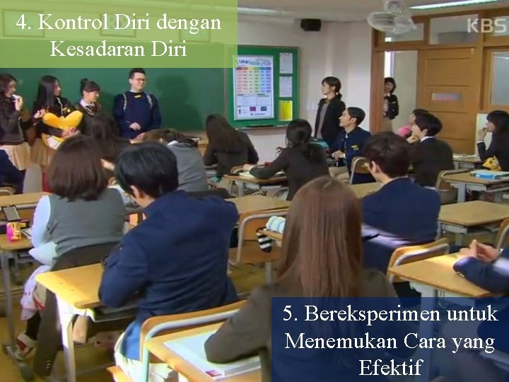 4. Kontrol Diri dengan Kesadaran Diri 5. Bereksperimen untuk Menemukan Cara yang Efektif 