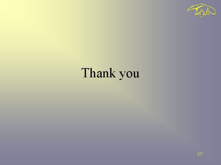 Thank you 27 