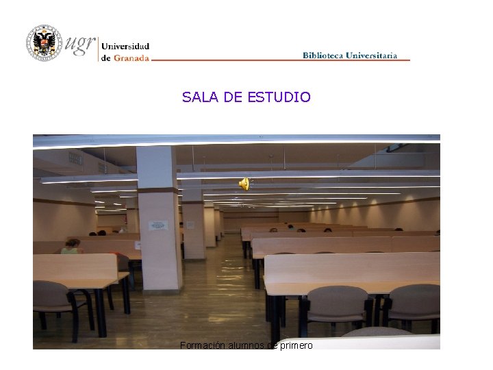SALA DE ESTUDIO Formación alumnos de primero 