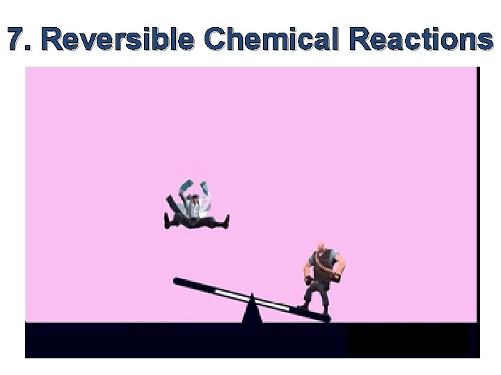 7. Reversible Chemical Reactions 