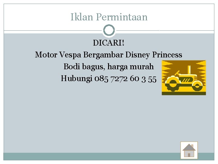 Iklan Permintaan DICARI! Motor Vespa Bergambar Disney Princess Bodi bagus, harga murah Hubungi 085