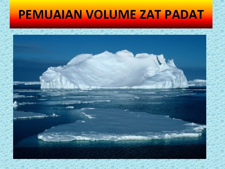 PEMUAIAN VOLUME ZAT PADAT 