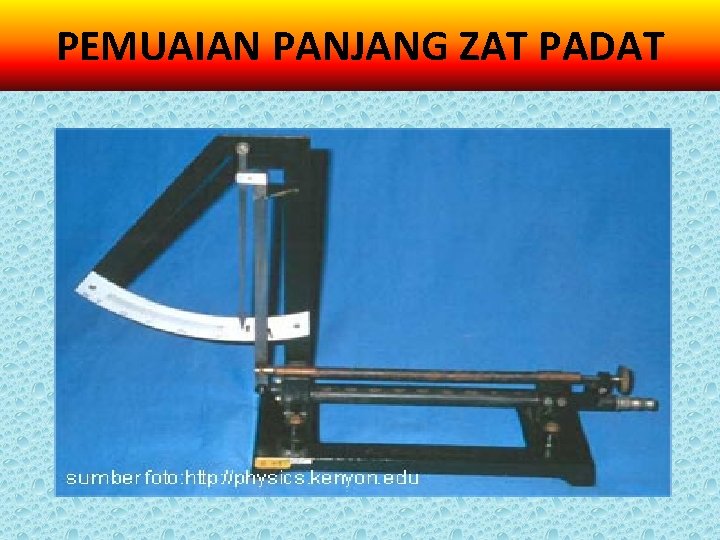 PEMUAIAN PANJANG ZAT PADAT 