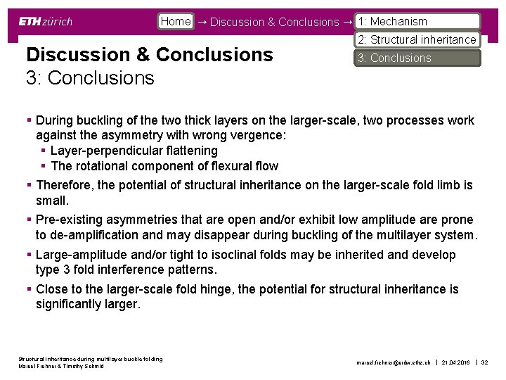 Home Discussion & Conclusions 1: Mechanism Discussion & Conclusions 3: Conclusions 2: Structural inheritance