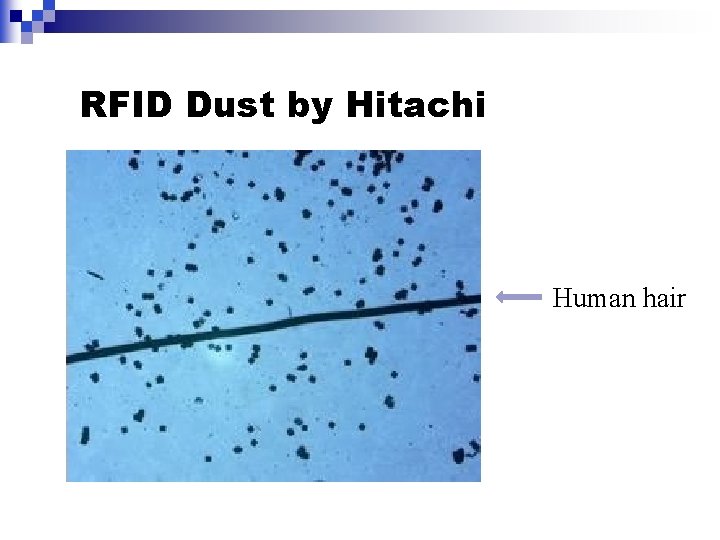 RFID Dust by Hitachi Human hair 