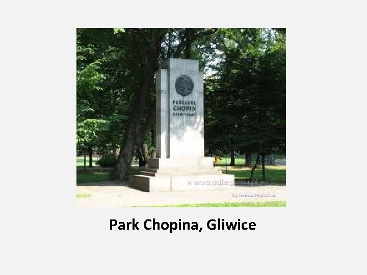 Park Chopina, Gliwice 