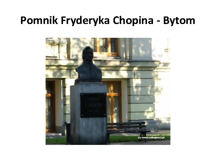 Pomnik Fryderyka Chopina - Bytom 