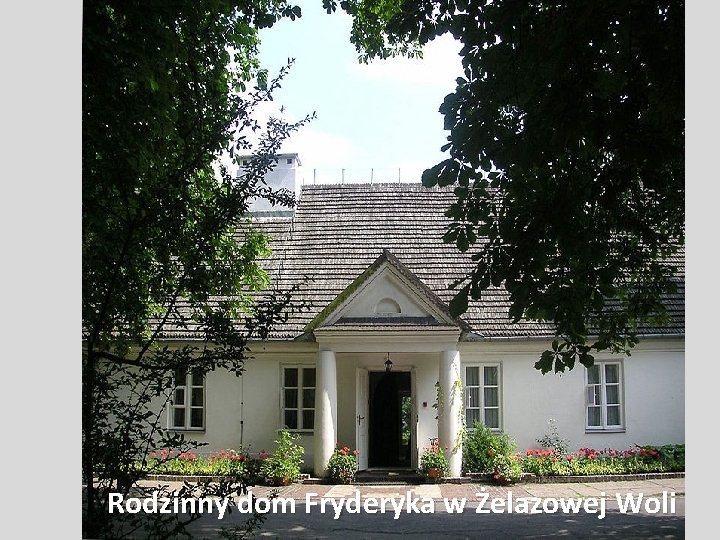 Rodzinny dom Fryderyka w Żelazowej Woli 
