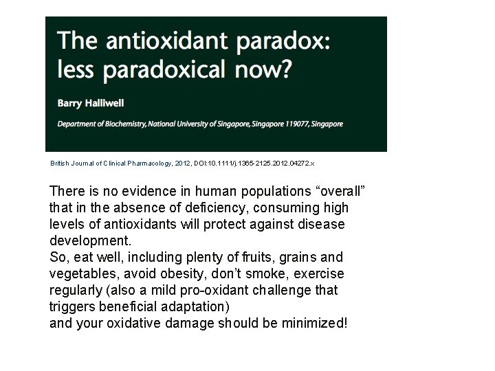British Journal of Clinical Pharmacology, 2012, DOI: 10. 1111/j. 1365 -2125. 2012. 04272. x