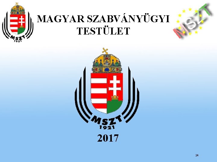 MAGYAR SZABVÁNYÜGYI TESTÜLET 2017 24 