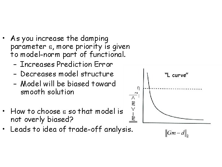  • As you increase the damping parameter e, more priority is given to