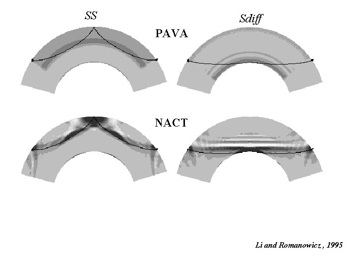 SS Sdiff PAVA NACT Li and Romanowicz , 1995 