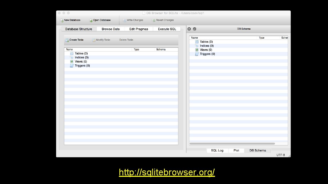 Text http: //sqlitebrowser. org/ Text http: //sqlitebrowser. org/