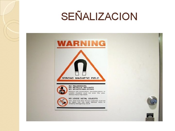 SEÑALIZACION 