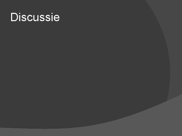 Discussie 