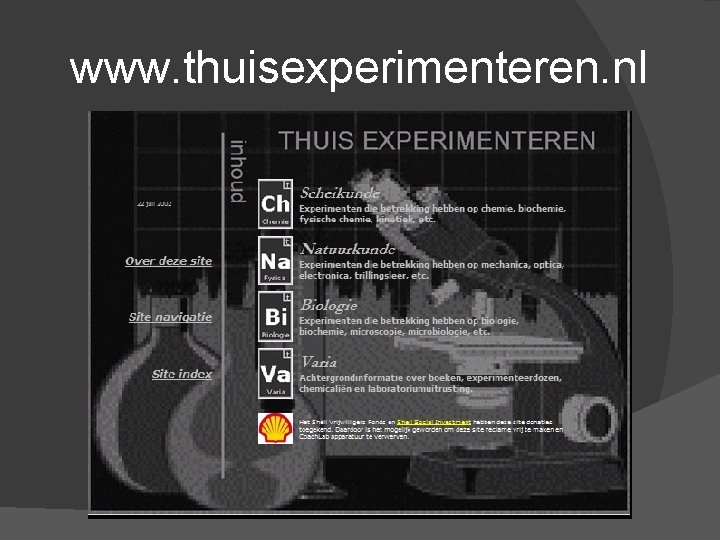 www. thuisexperimenteren. nl 