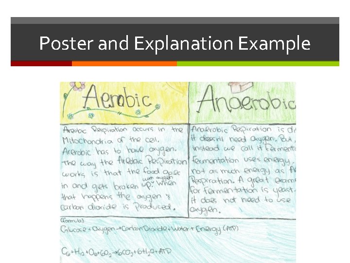Poster and Explanation Example 