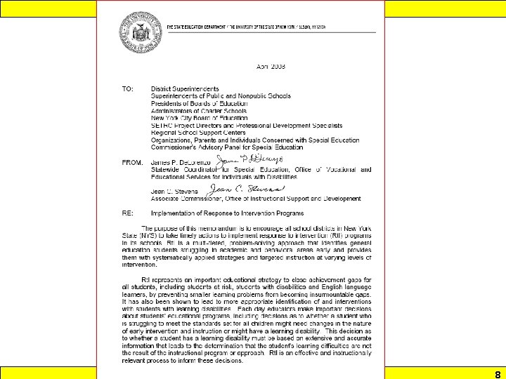 Response to Intervention www. interventioncentral. org 8 