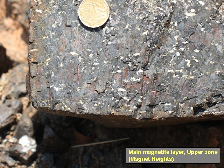 Main magnetite layer, Upper zone (Magnet Heights) 