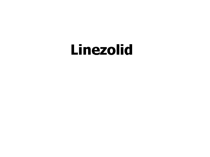 Linezolid 