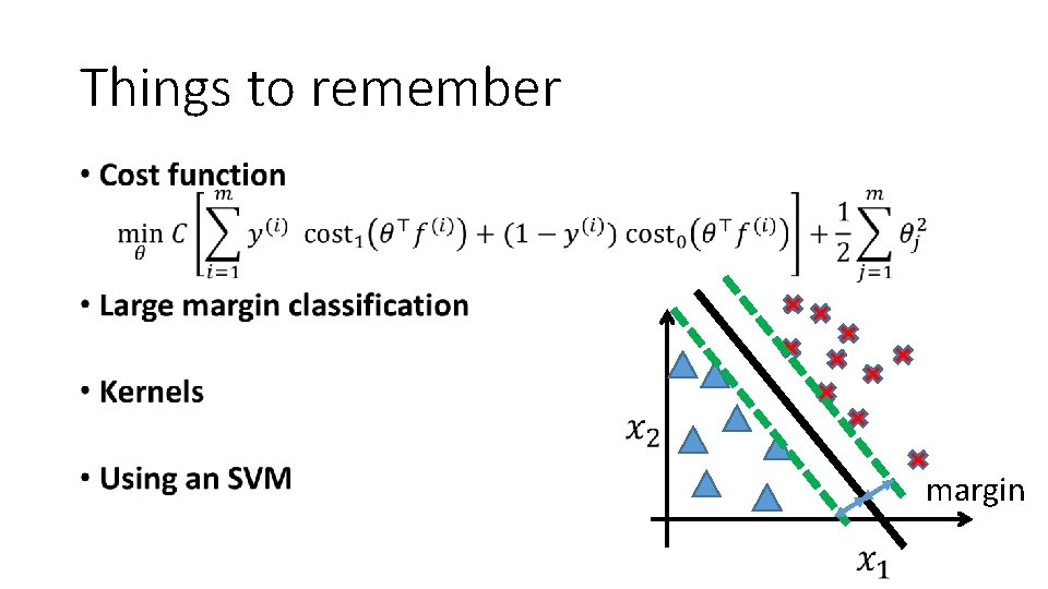 Things to remember • margin 