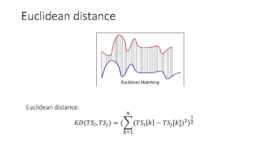 Euclidean distance shifting 