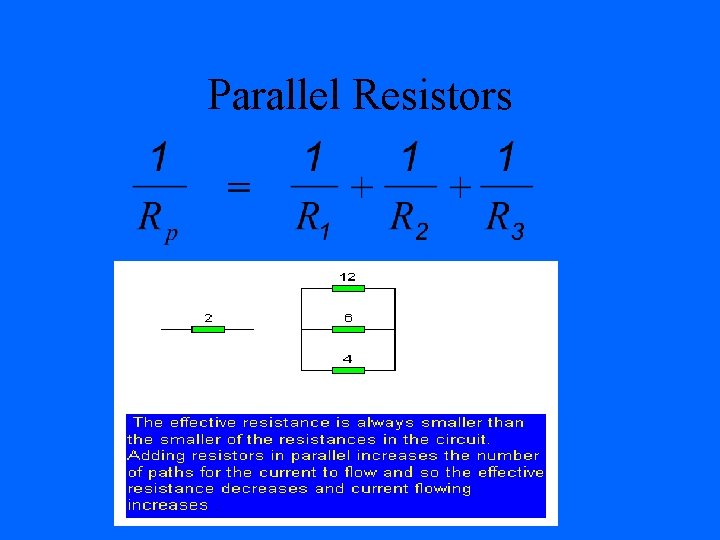 Parallel Resistors 