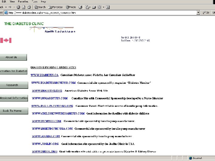 www. diabetesclinic. ca 