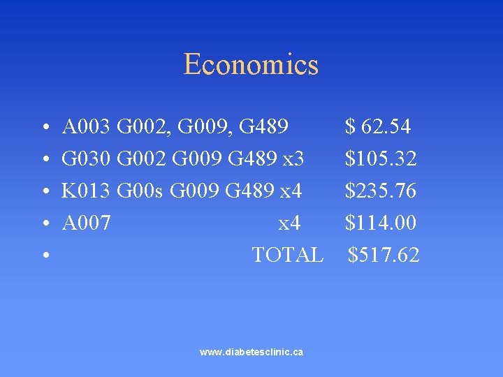 Economics • • • A 003 G 002, G 009, G 489 G 030