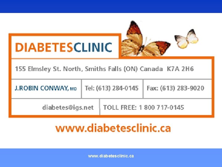 www. diabetesclinic. ca 