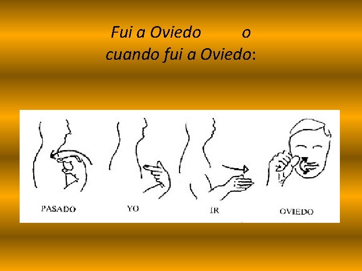 Fui a Oviedo o cuando fui a Oviedo: 