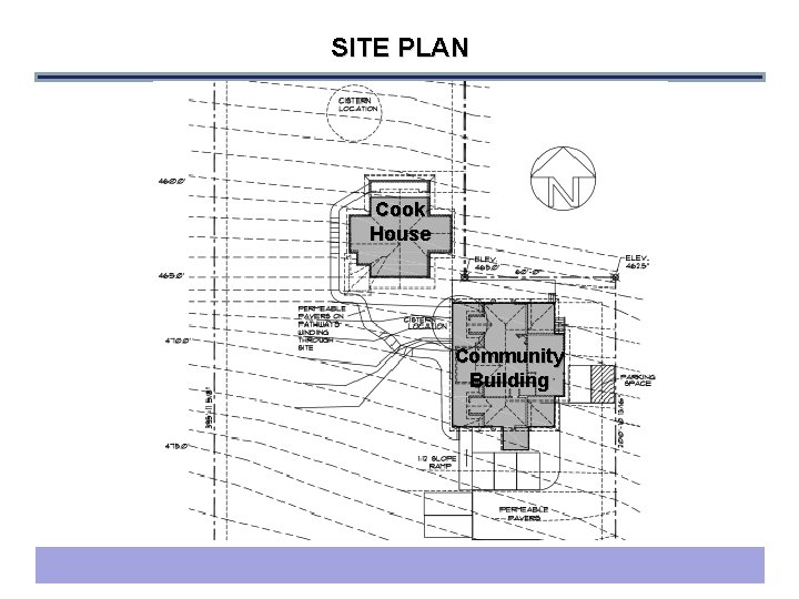 SITE PLAN Cook House Community Building 