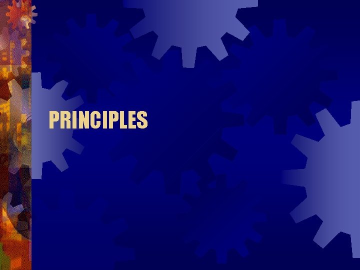 PRINCIPLES 