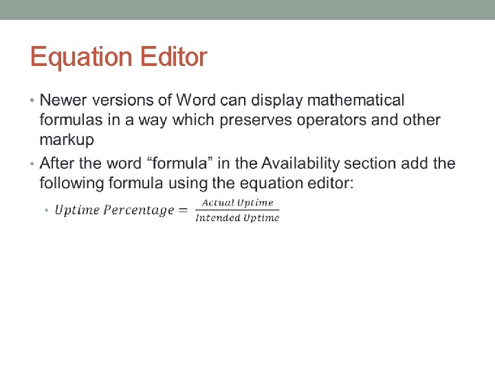 Equation Editor • 