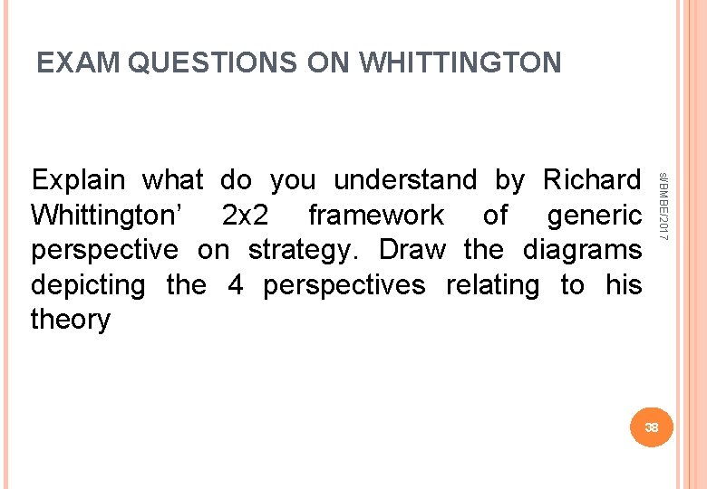 EXAM QUESTIONS ON WHITTINGTON sl/BMBE/2017 Explain what do you understand by Richard Whittington’ 2