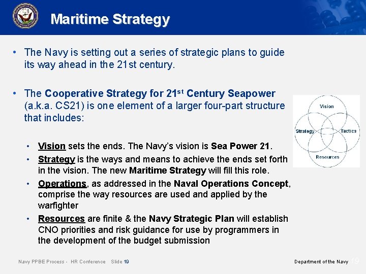 Maritime Strategy • The Navy is setting out a series of strategic plans to Maritime Strategy • The Navy is setting out a series of strategic plans to