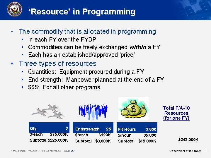 ‘Resource’ in Programming • The commodity that is allocated in programming • In each