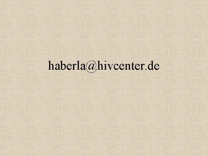 haberla@hivcenter. de 