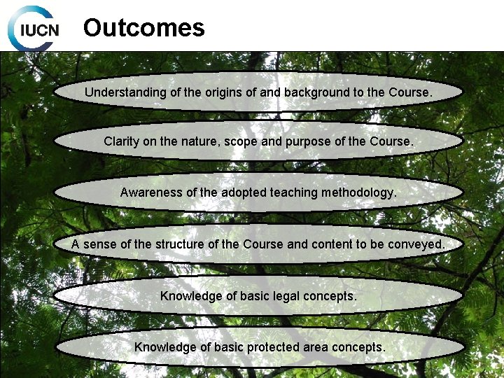 Outcomes Understanding of the origins of and background to the Course. Clarity on the