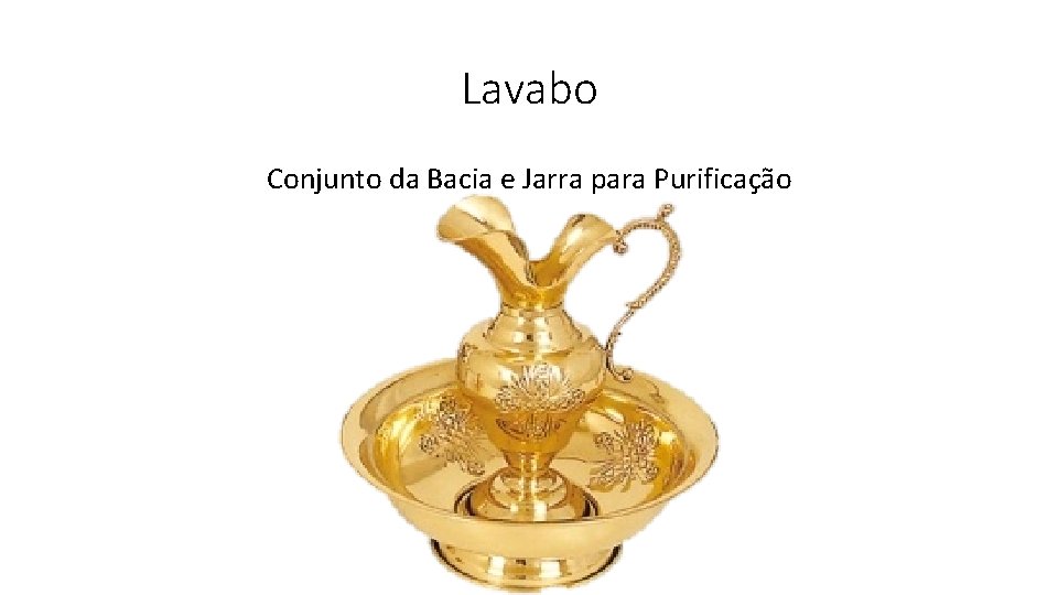 Lavabo Conjunto da Bacia e Jarra para Purificação 