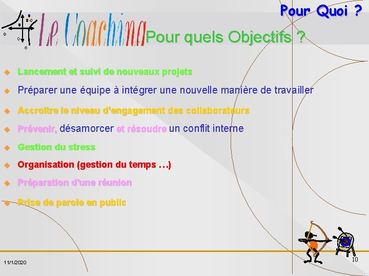Pour Quoi ? : Pour quels Objectifs ? Lancement et suivi de nouveaux projets