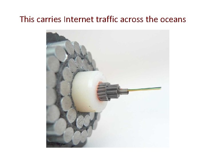 This carries Internet traffic across the oceans 