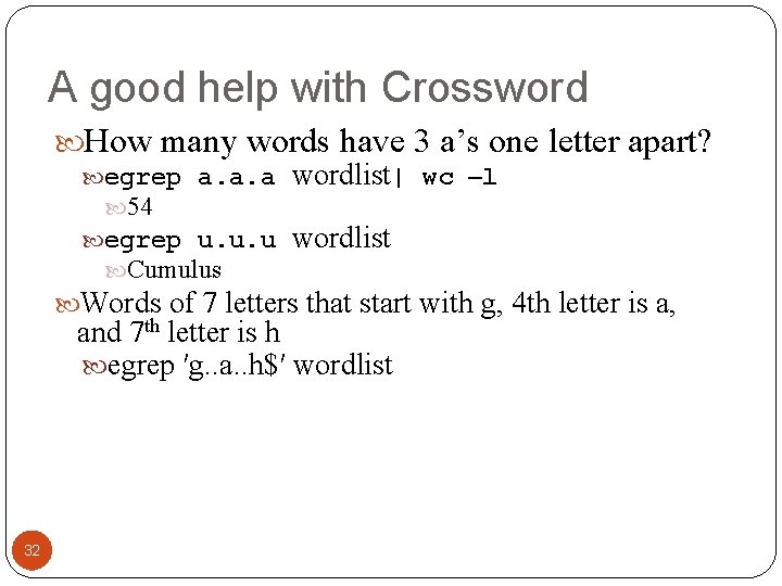 A good help with Crossword How many words have 3 a’s one letter apart?