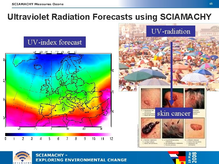 15 Ultraviolet Radiation Forecasts using SCIAMACHY UV-radiation UV-index forecast skin cancer 