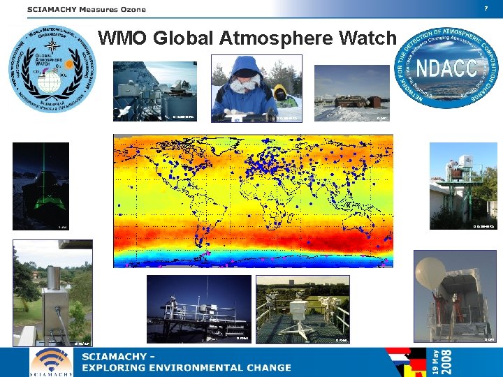 7 WMO Global Atmosphere Watch © IASB-BIRA © AWI © IASB-BIRA © KNMI ©