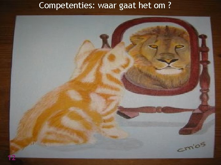 Competenties: waar gaat het om ? 12 Competenties: waar gaat het om ? 12