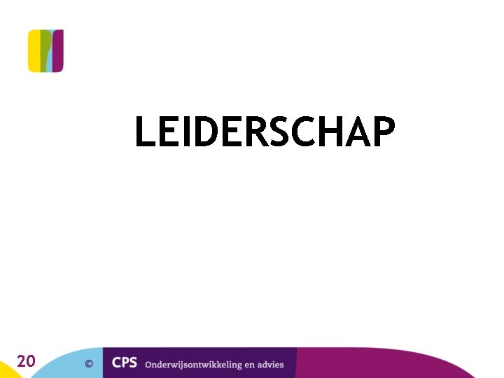 LEIDERSCHAP 20 