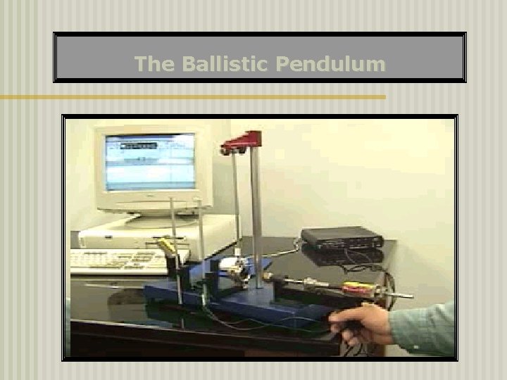 The Ballistic Pendulum 