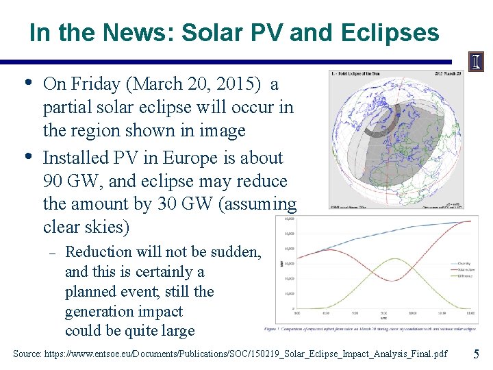 In the News: Solar PV and Eclipses • • On Friday (March 20, 2015)